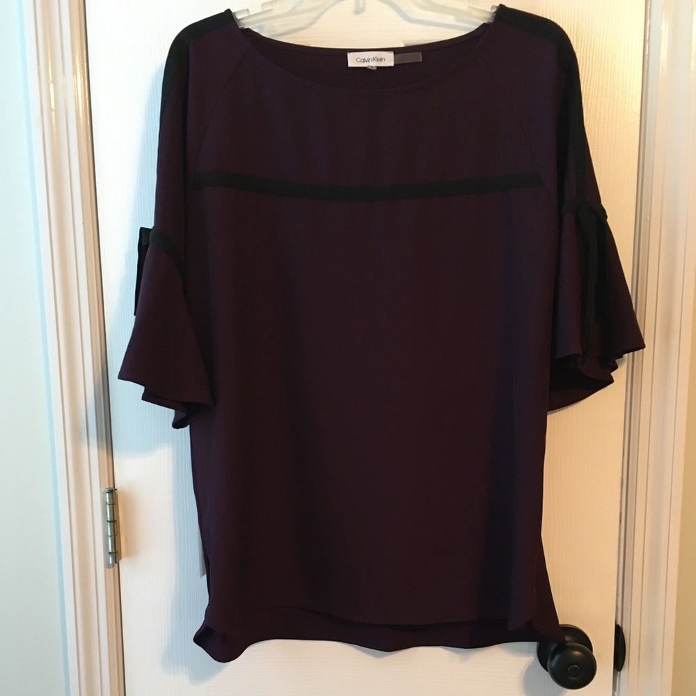 Calvin Klein Bell Sleeve Top